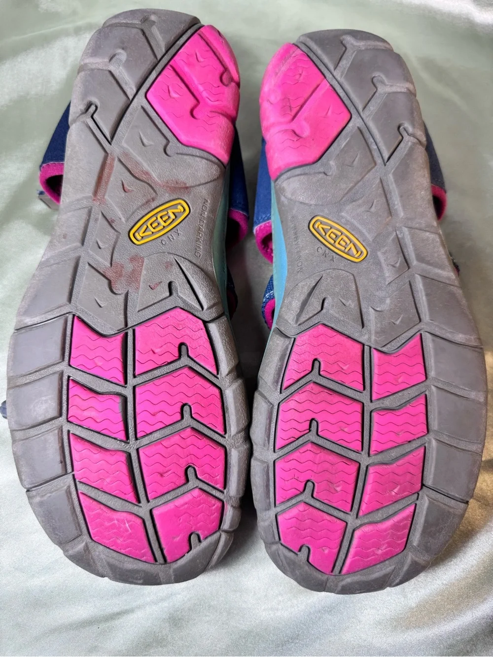 Keen Kids Navy and Pink Durable Outdoor Sandals size 6